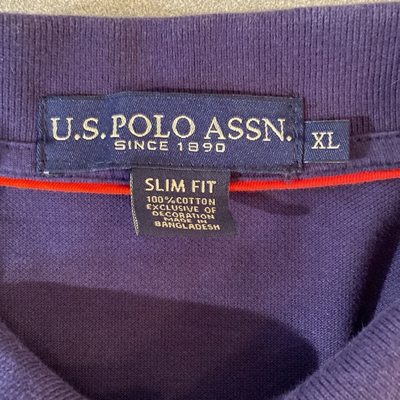 U.S. POLO ASSN - Slim fit polo shirt. Size XL - Picture 3 of 9